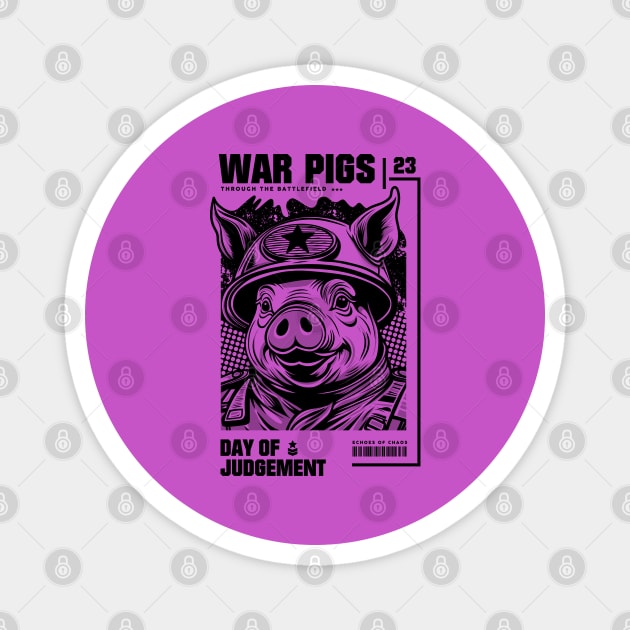 WAR PIGS Magnet by artslaves